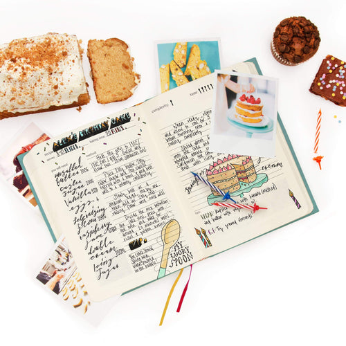 baking journal that you can fill in yourself with family recipes 